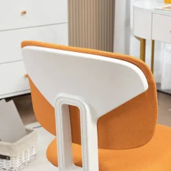 Silla de escritorio Sunny Vinsetto giratoria altura regulable naranja 80-90x48x53 cm