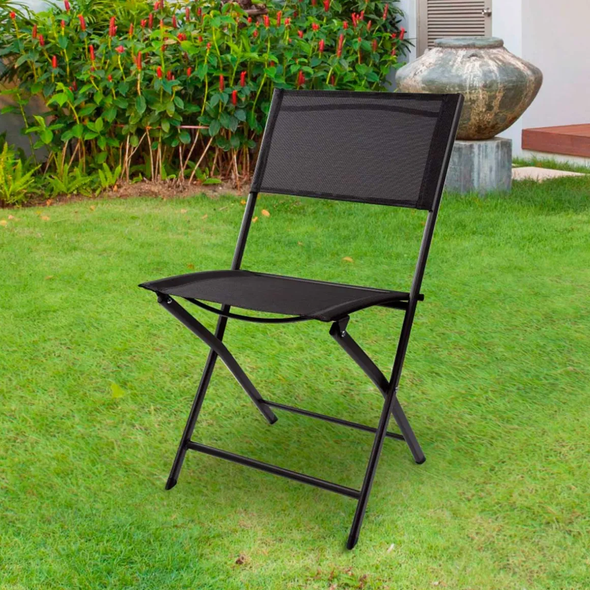 Silla de jardín Aktive Garden plegable 81x46x55 cm