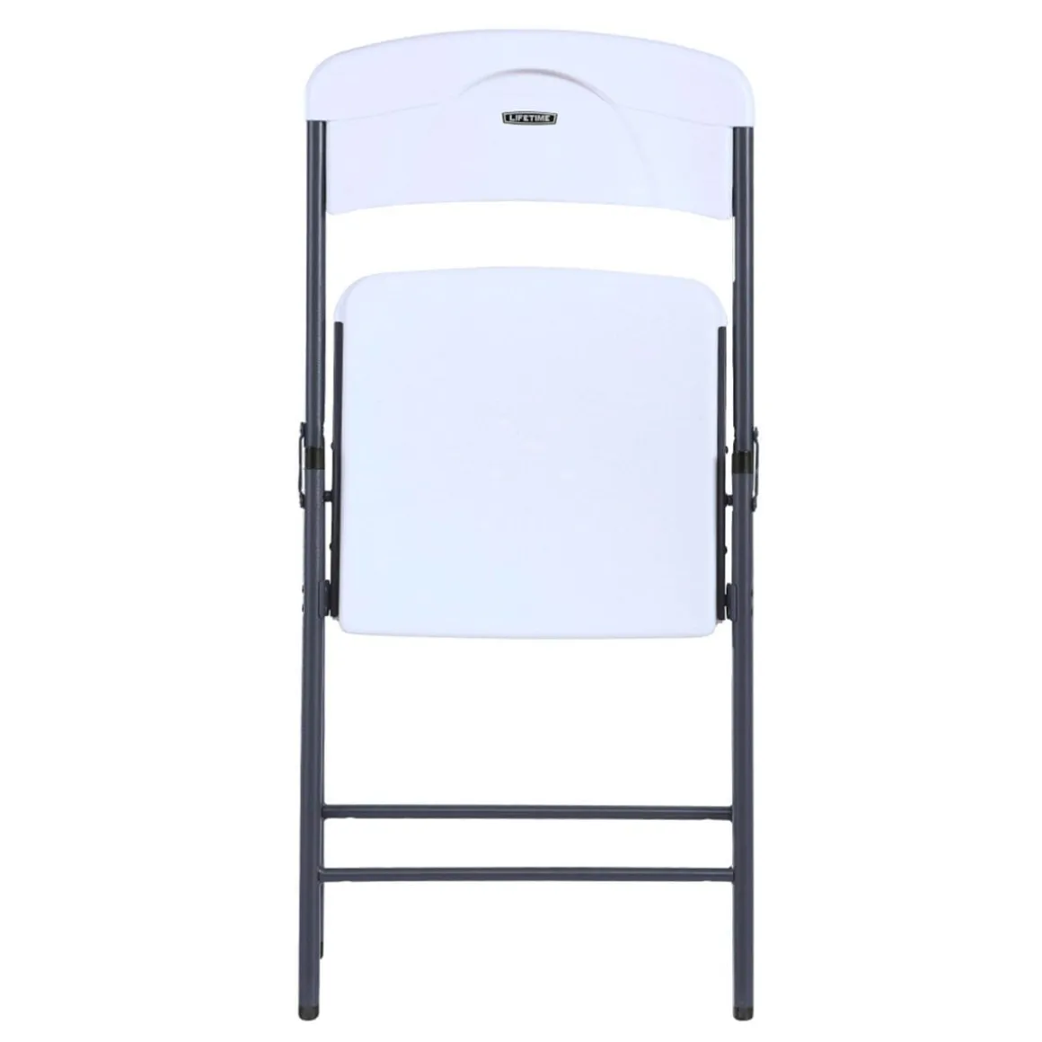 Silla de jardín Lifetime plegable blanco 84,5x47x48 cm