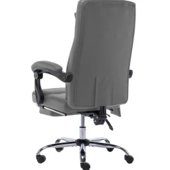 Silla de oficina Ammia función masaje reclinable 112-121x60x64 cm