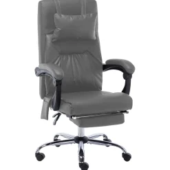 Silla de oficina Ammia función masaje reclinable 112-121x60x64 cm