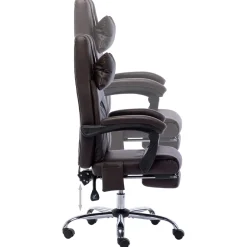 Silla de oficina Ammia función masaje reclinable 112-121x60x64 cm