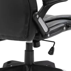 Silla de oficina Coma acolchada reclinable negro 110-119x68x71 cm