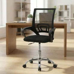 Silla de oficina con altura regulable 81-90x52x59 cm