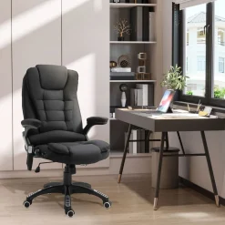 Silla de oficina Cutt Vinsetto función calefacción 6 puntos 110-120x68x72 cm