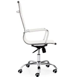 Silla de oficina Letter giratoria símil piel 106-116x64x64 cm