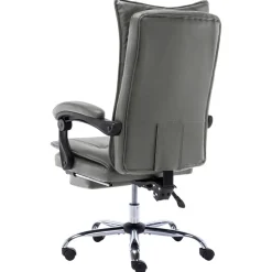 Silla de oficina Linna con reposapiés reclinable 113-120x64x68 cm