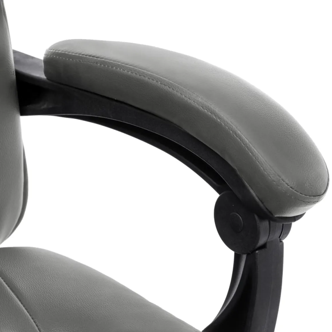 Silla de oficina Linna con reposapiés reclinable 113-120x64x68 cm