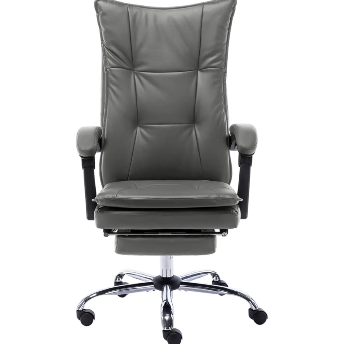Silla de oficina Linna con reposapiés reclinable 113-120x64x68 cm