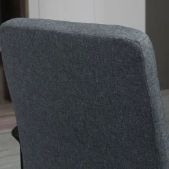 Silla de oficina Lodang Vinsetto altura ajustable con reposabrazos gris 96-105,5x59x63 cm
