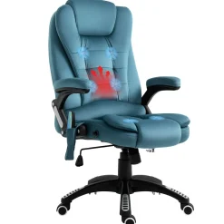 Silla de oficina Myrna Vinsetto altura regulable y función masaje 110-120x68x72 cm