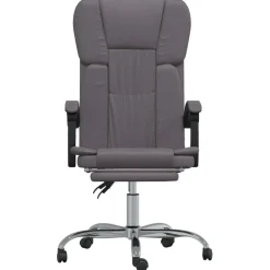 Silla de oficina Nusar reclinable con reposapiés 112,5-122x63x56 cm