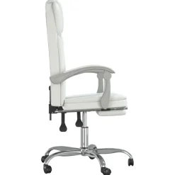 Silla de oficina Pulssar reclinable con reposapiés 112,5-122x63x56 cm