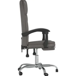 Silla de oficina Pulssar reclinable con reposapiés 112,5-122x63x56 cm