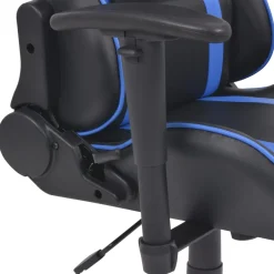 Silla de oficina Race altura regulable reclinable azul 126-136x70x71 cm
