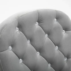 Silla de oficina Rebeca Vinsetto ajustable gris 93-103x59,5x60,5 cm