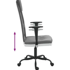 Silla de oficina Remo altura ajustable con reposabrazos 105-115x67x68 cm