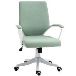 Silla de oficina Rima Vinsetto con reposabrazos verde 92-100x62x69 cm