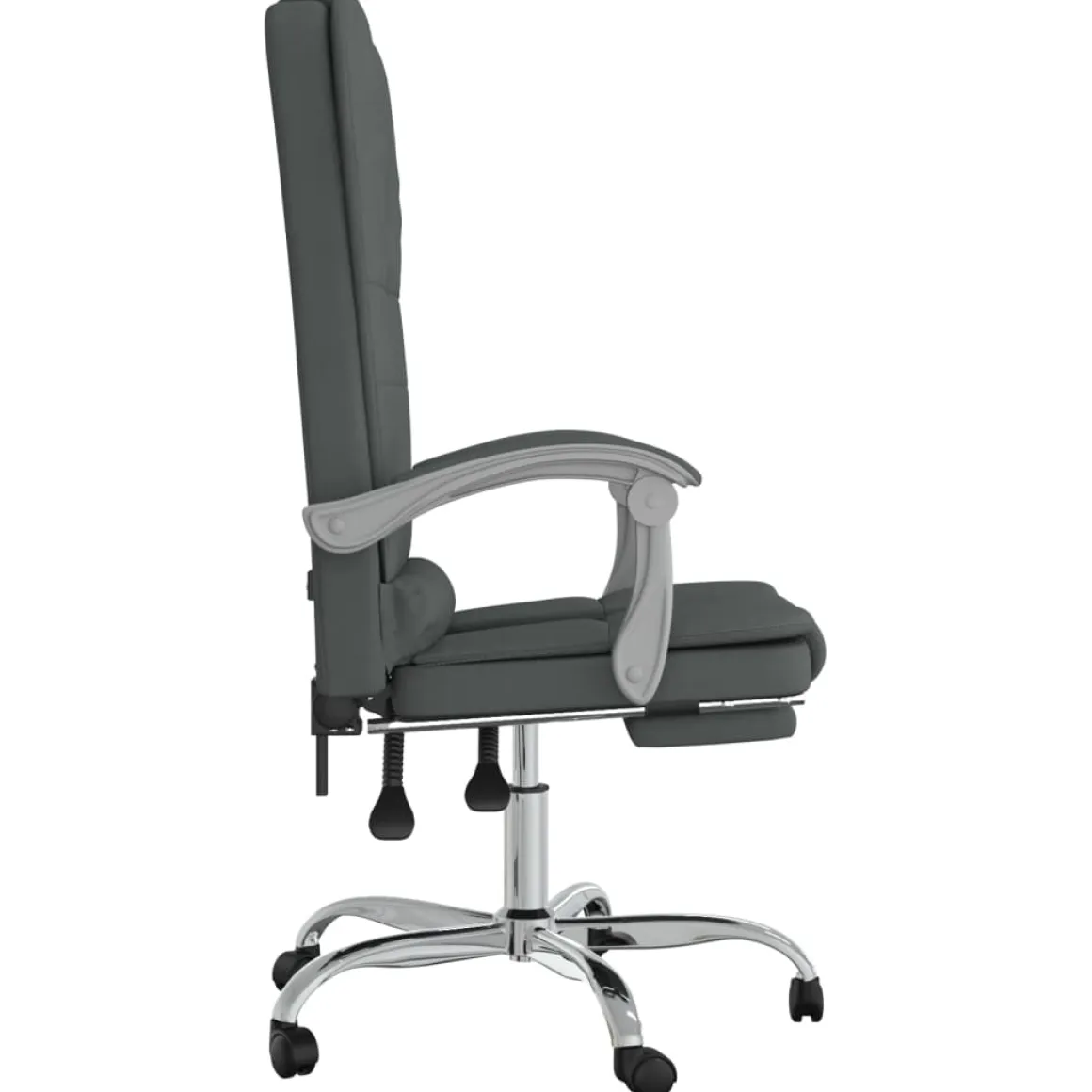 Silla de oficina Roca reclinable con altura ajustable 112,5-122x63x56 cm