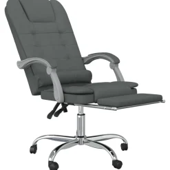 Silla de oficina Roca reclinable con altura ajustable 112,5-122x63x56 cm