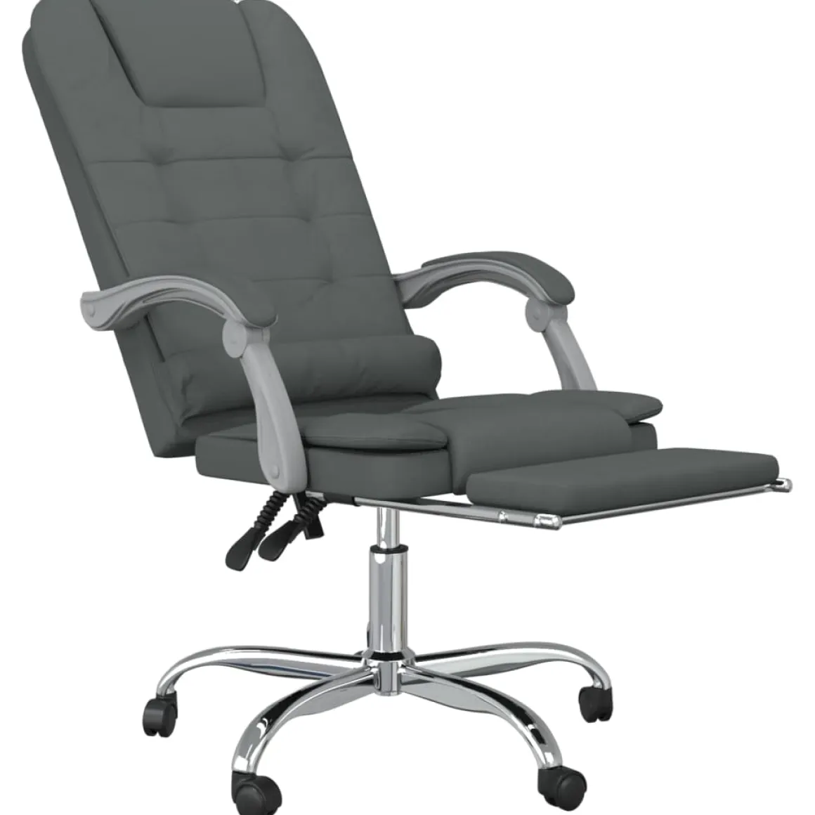 Silla de oficina Roca reclinable con altura ajustable 112,5-122x63x56 cm