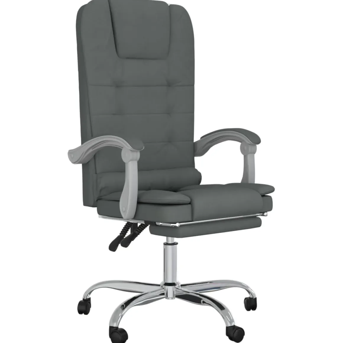 Silla de oficina Roca reclinable con altura ajustable 112,5-122x63x56 cm