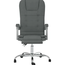 Silla de oficina Roca reclinable con altura ajustable 112,5-122x63x56 cm