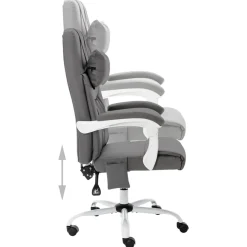 Silla de oficina Root función masaje reclinable 112-121x60x64 cm