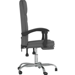 Silla de oficina Simos reclinable altura ajustable 112,5-122x63x56 cm