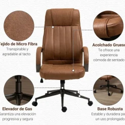 Silla de oficina Vinsetto ajustable