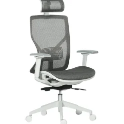 Silla de oficina Wark Vinsetto altura ajustable con reposacabezas 109-117x63x62 cm