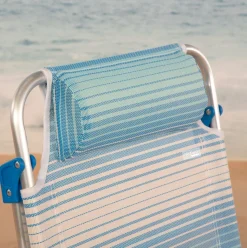 Silla de playa Aktive reclinable + reposabrazos