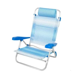 Silla de playa Aktive reclinable + reposabrazos