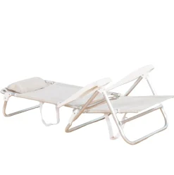 Silla de playa Aktive reclinable + reposabrazos