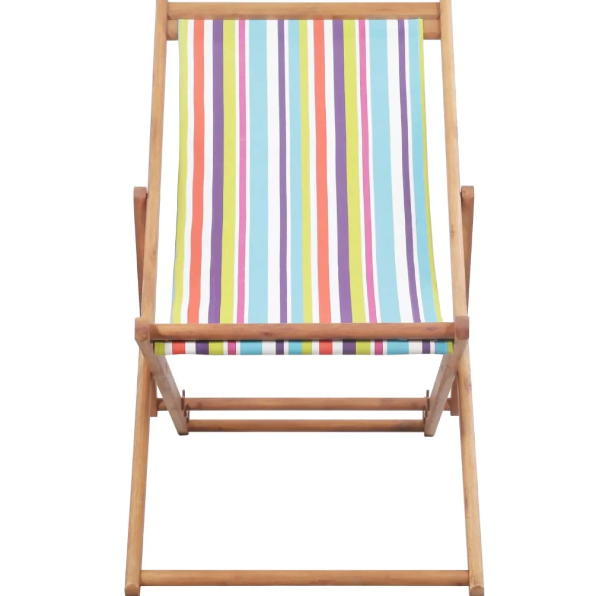 Silla de playa VidaXL plegable con respaldo reclinable 90x60,5x98,5 cm