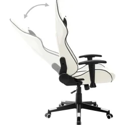 Silla gaming Cumbre altura ajustable con reposacabezas 123-133x67x61 cm