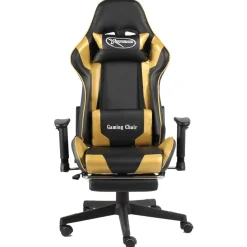 Silla gaming Elite altura ajustable con reposapiés 123-133x68x69 cm