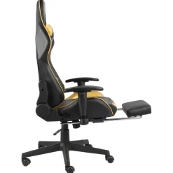 Silla gaming Elite altura ajustable con reposapiés 123-133x68x69 cm