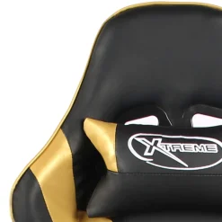 Silla gaming Elite altura ajustable con reposapiés 123-133x68x69 cm