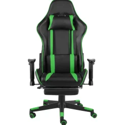 Silla gaming Power con reposapiés inclinable 123-133x68x69 cm