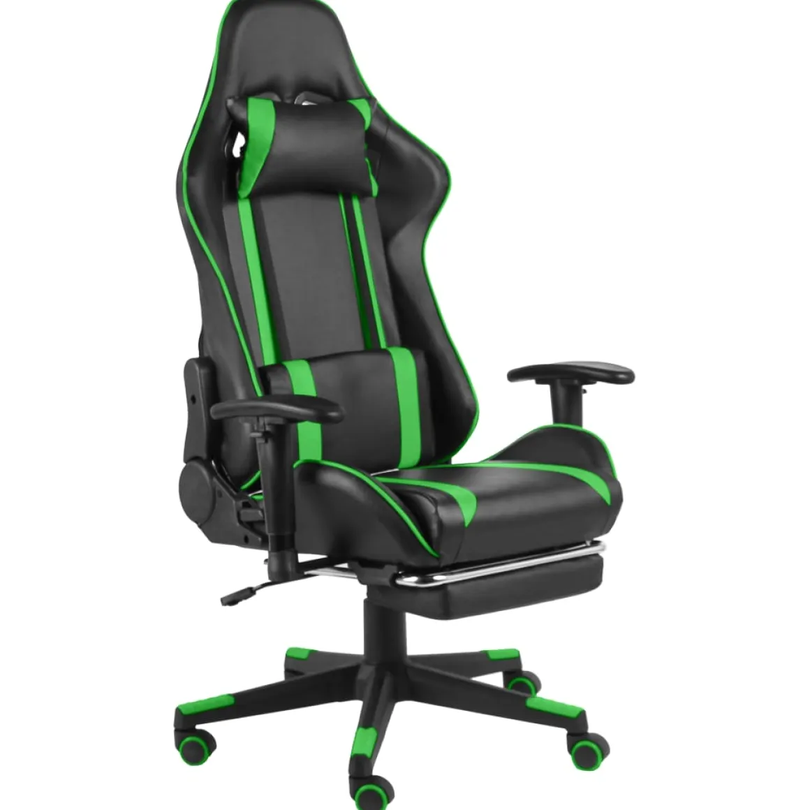 Silla gaming Power con reposapiés inclinable 123-133x68x69 cm