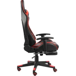Silla gaming Power con reposapiés inclinable 123-133x68x69 cm