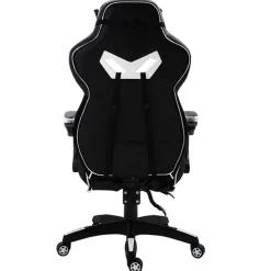 Silla gaming regulable con reposapiés