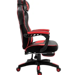 Silla gaming regulable con reposapiés