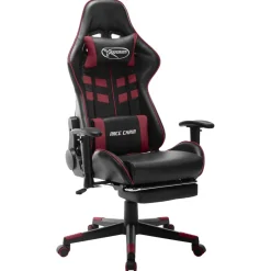 Silla gaming Soul altura regulable con reposapiés 123-133x67x61 cm