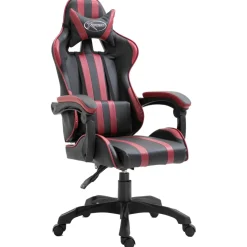 Silla gaming Volutha con reposabrazos reclinable 115-122x61,5x68 cm
