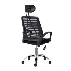 Sillón de despacho Repo altura ajustable negro 91-102x47x50 cm