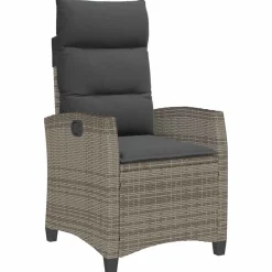 Sillón de jardín Callangate respaldo reclinable + mesa lateral 94x65x58 cm