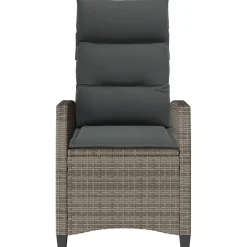 Sillón de jardín Callangate respaldo reclinable + mesa lateral 94x65x58 cm