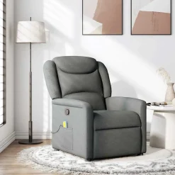 Sillón de masaje Arizaba 6 puntos de masaje reclinable 100x78x95 cm
